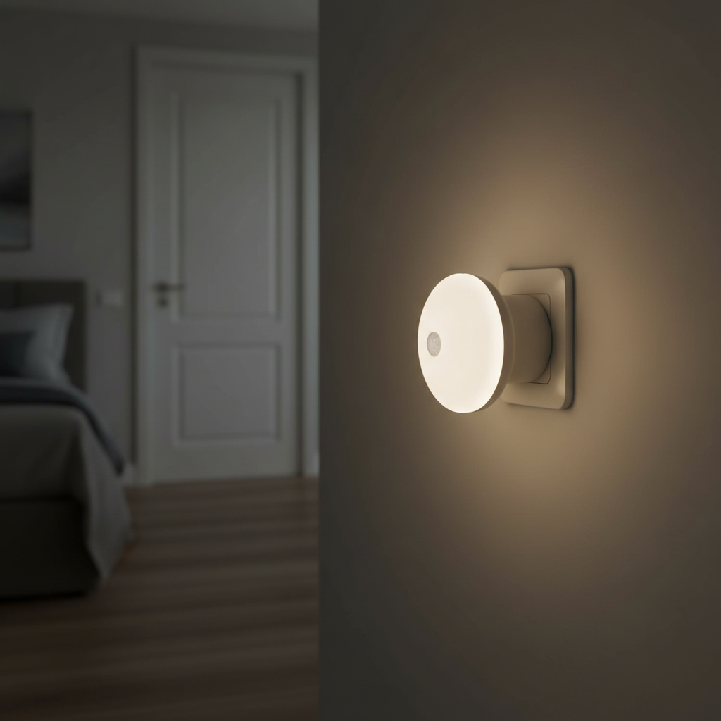 Luz LED inteligente con sensor de movimiento recargable por USB