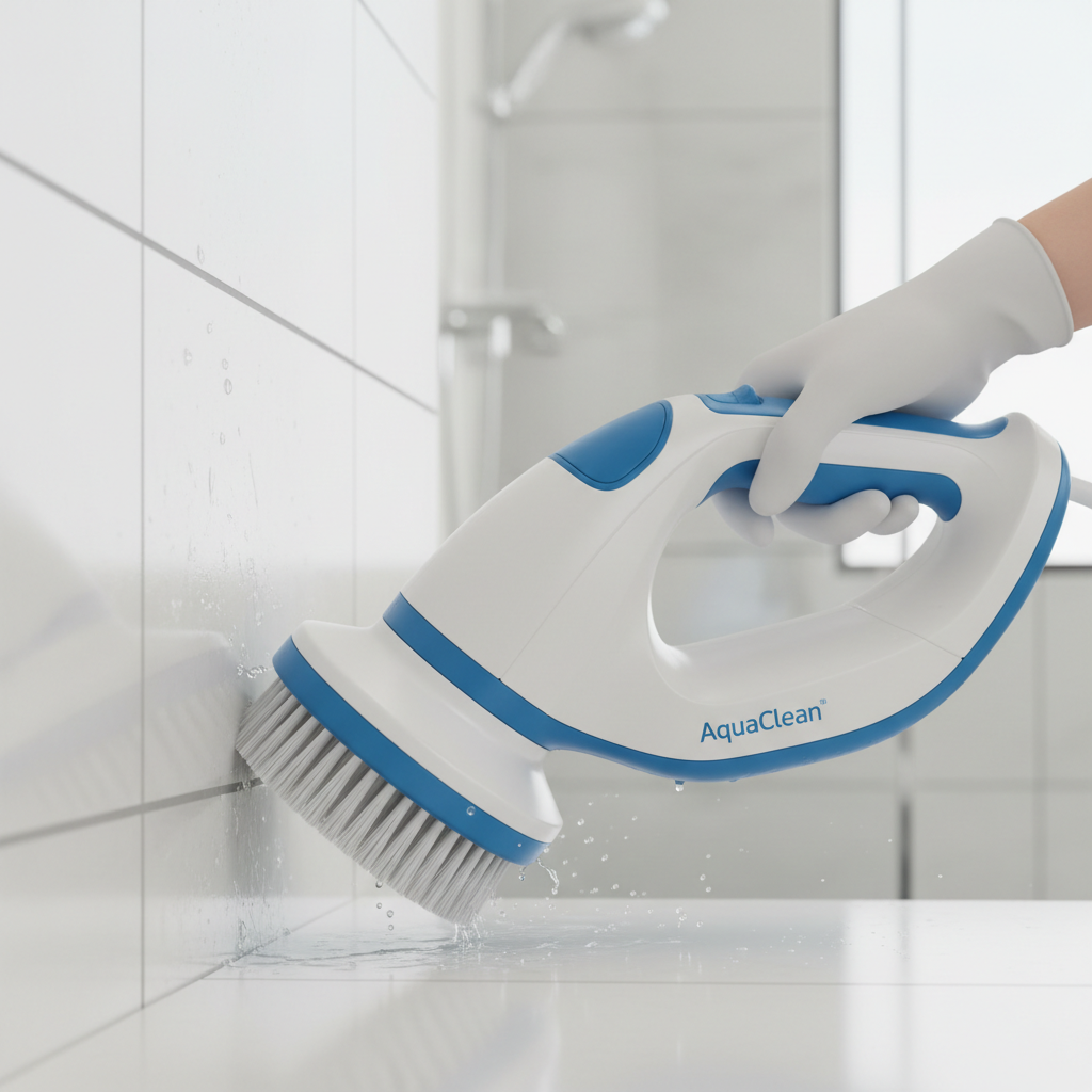 Cepillo eléctrico giratorio de limpieza para baño y cocina